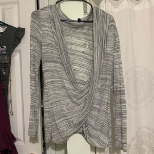 Grey cardigan